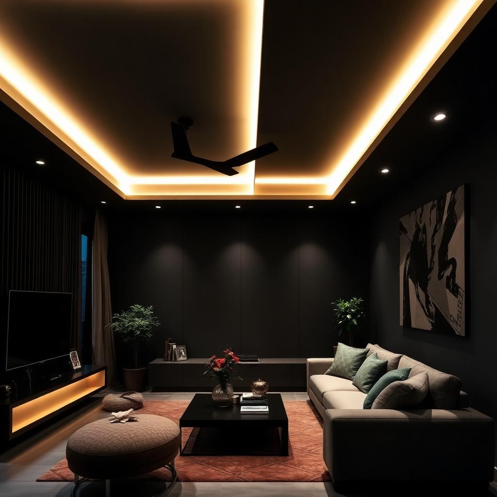 False ceiling cove lighting